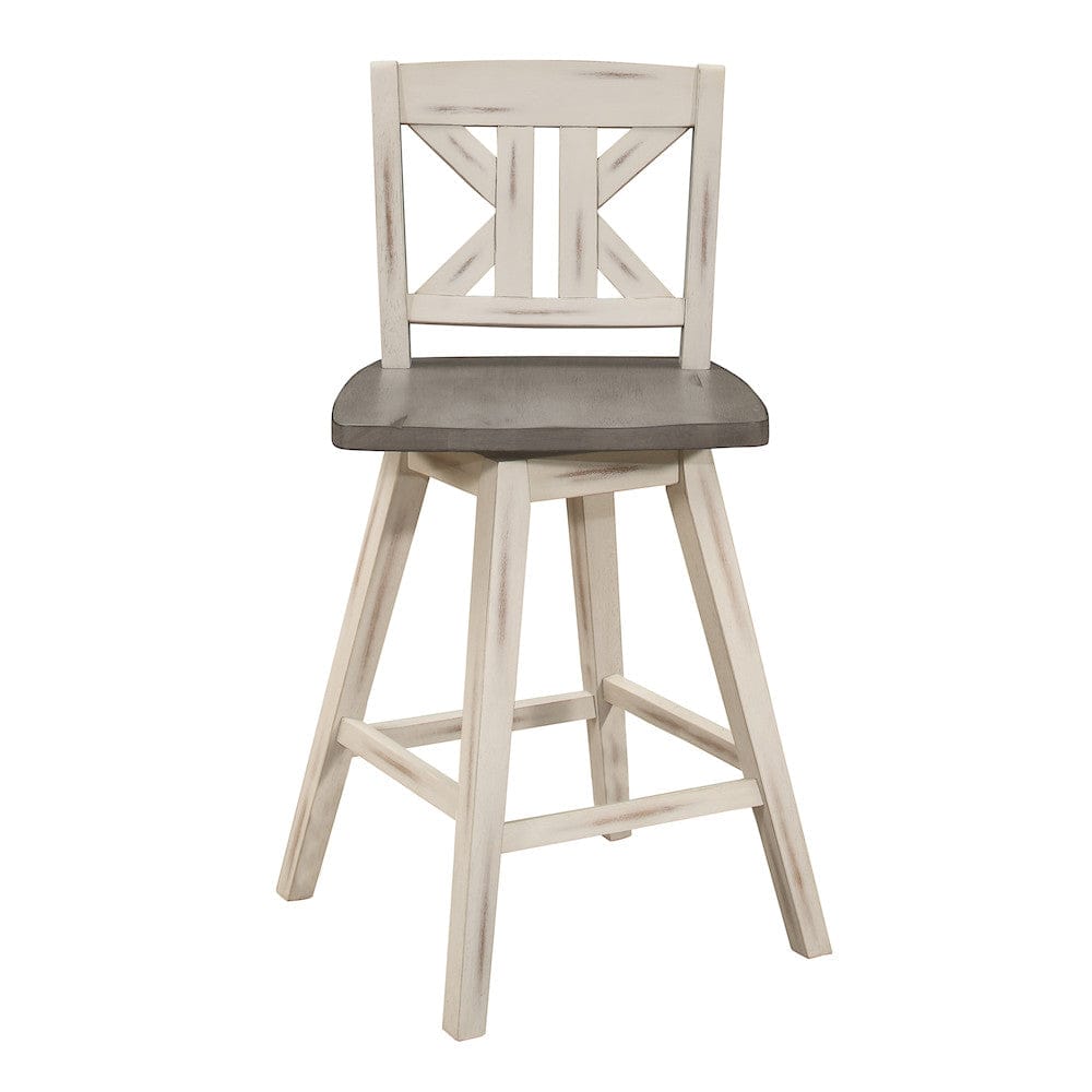 Homelegance  - Amsonia Swivel Counter Height Chair - 5602-24WTS1  view 6