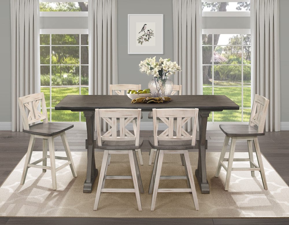 Homelegance  - Amsonia Swivel Counter Height Chair - 5602-24WTS1  view 7