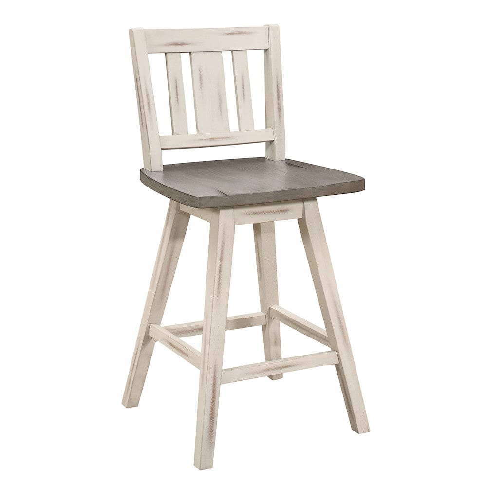 Homelegance  - Amsonia Swivel Counter Height Chair - 5602-24WTS2  view 1