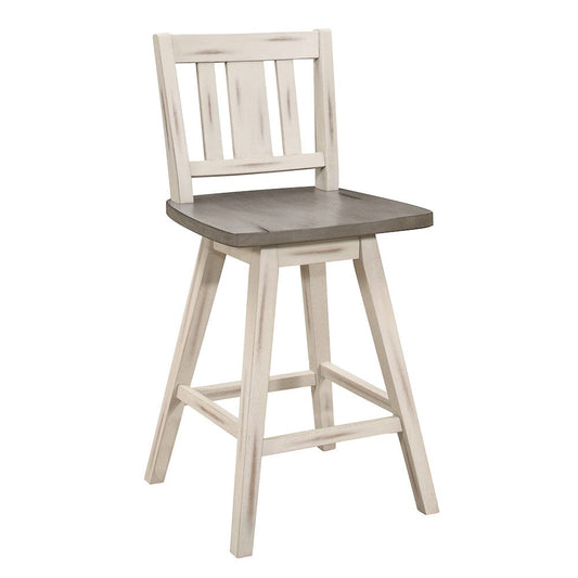 Homelegance  - Amsonia Swivel Counter Height Chair - 5602-24WTS2  view 1
