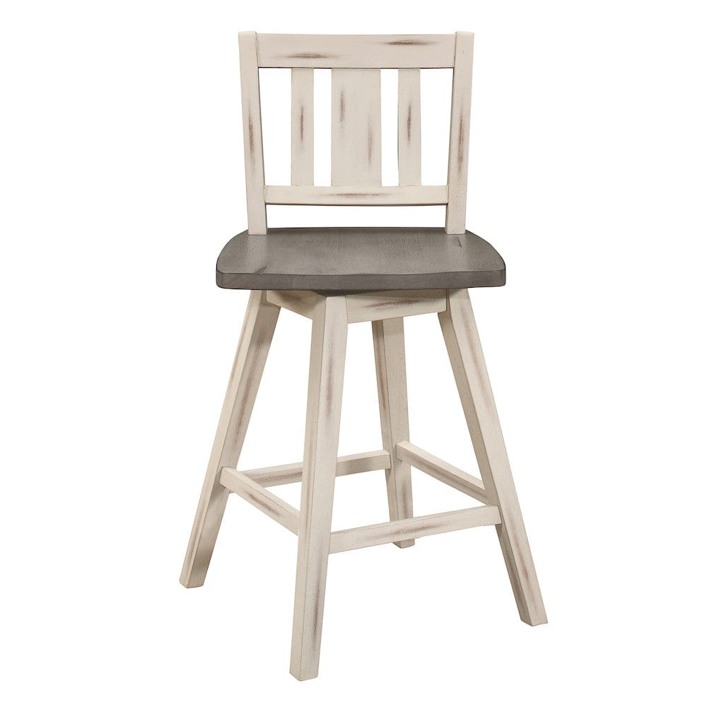 Homelegance  - Amsonia Swivel Counter Height Chair - 5602-24WTS2  view 6
