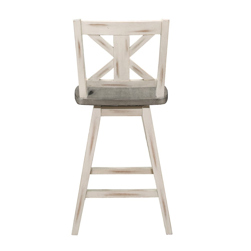 Homelegance  - Amsonia Swivel Counter Height Chair, White - 5602-24WT  view 5