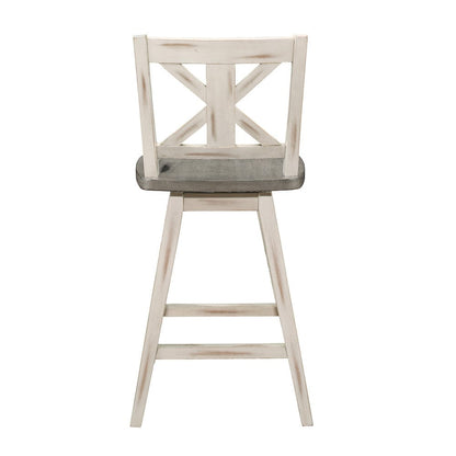 Homelegance  - Amsonia Swivel Counter Height Chair, White - 5602-24WT  view 5