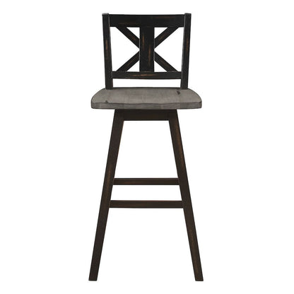 Homelegance  - Amsonia Swivel Pub Height Chair - 5602-29BK  view 4