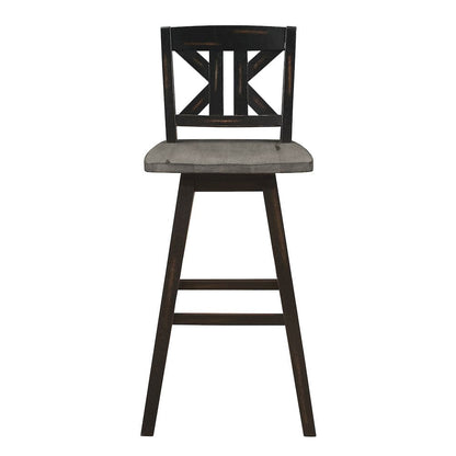 Homelegance  - Amsonia Swivel Pub Height Chair - 5602-29BKS1  view 4