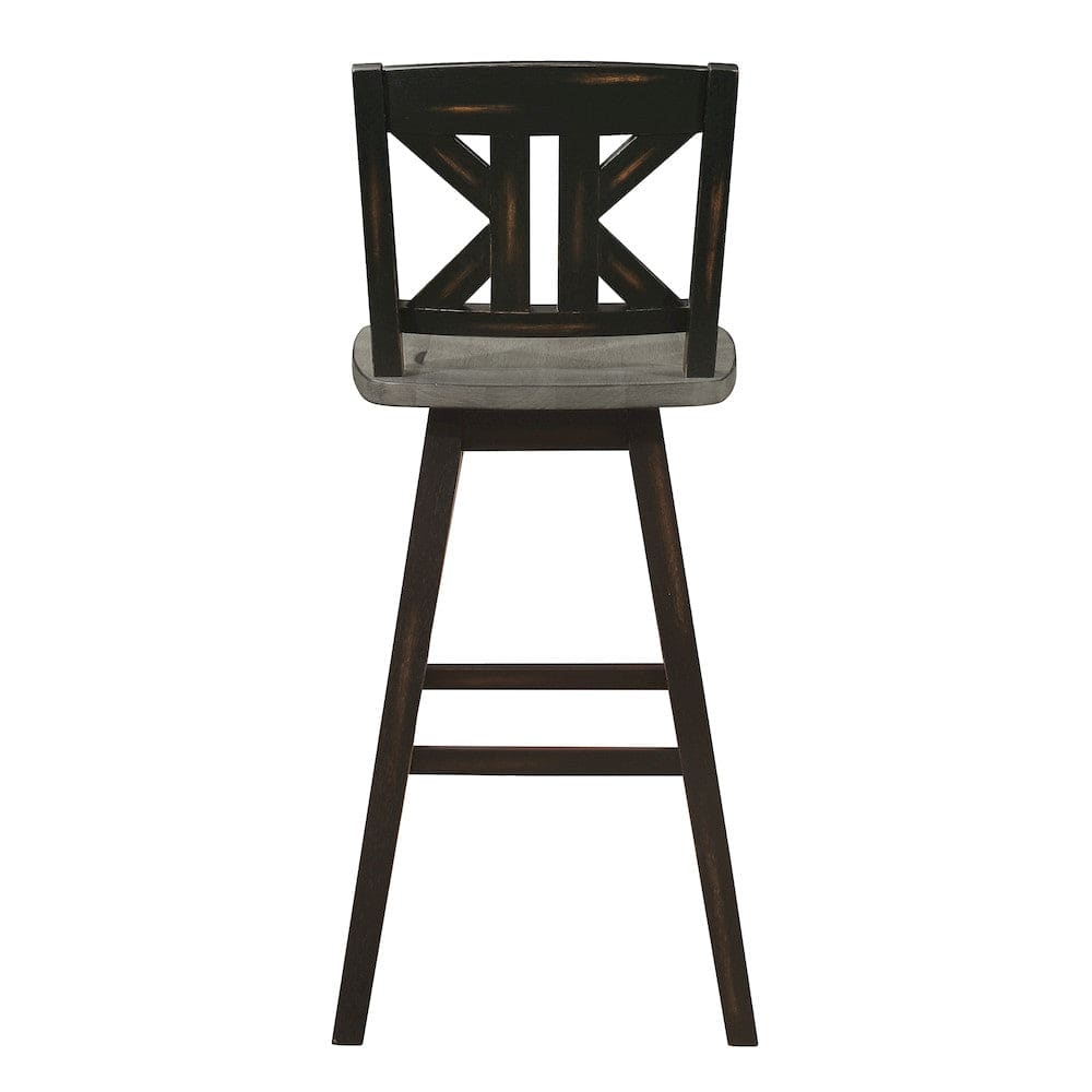 Homelegance  - Amsonia Swivel Pub Height Chair - 5602-29BKS1  view 5
