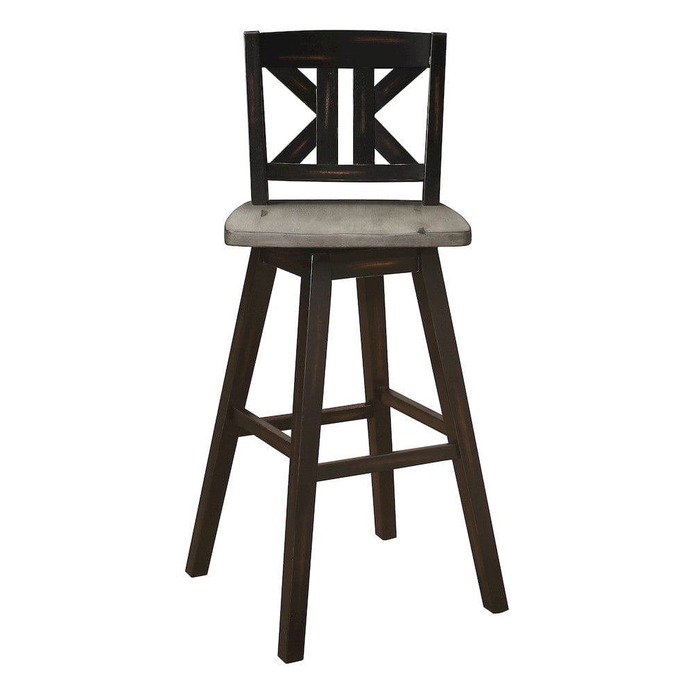 Homelegance  - Amsonia Swivel Pub Height Chair - 5602-29BKS1  view 6