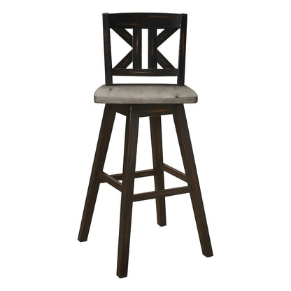 Homelegance  - Amsonia Swivel Pub Height Chair - 5602-29BKS1  view 6