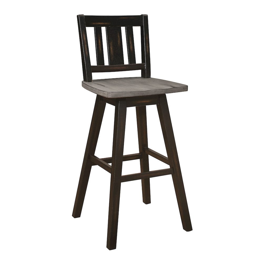 Homelegance  - Amsonia Swivel Pub Height Chair - 5602-29BKS2  view 1