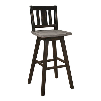 Homelegance  - Amsonia Swivel Pub Height Chair - 5602-29BKS2  view 1