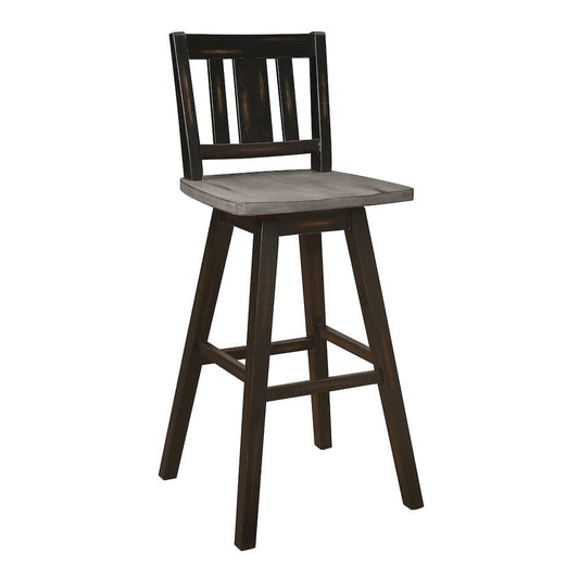 Homelegance  - Amsonia Swivel Pub Height Chair - 5602-29BKS2  view 1