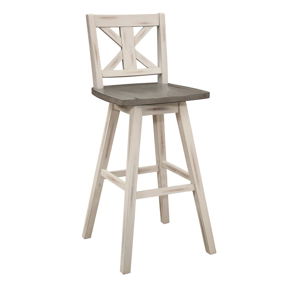 Homelegance  - Amsonia Swivel Pub Height Chair - 5602-29WT  view 1