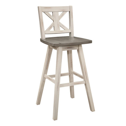 Homelegance  - Amsonia Swivel Pub Height Chair - 5602-29WT  view 1
