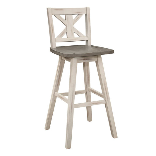 Homelegance  - Amsonia Swivel Pub Height Chair - 5602-29WT  view 1