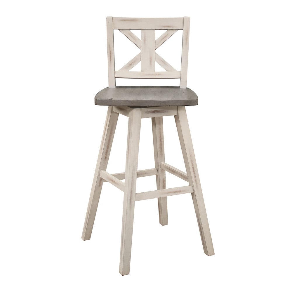 Homelegance  - Amsonia Swivel Pub Height Chair - 5602-29WT  view 6