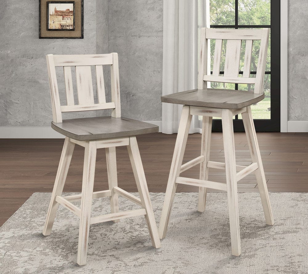 Homelegance  - Amsonia Swivel Pub Height Chair - 5602-29WTS2  view 7
