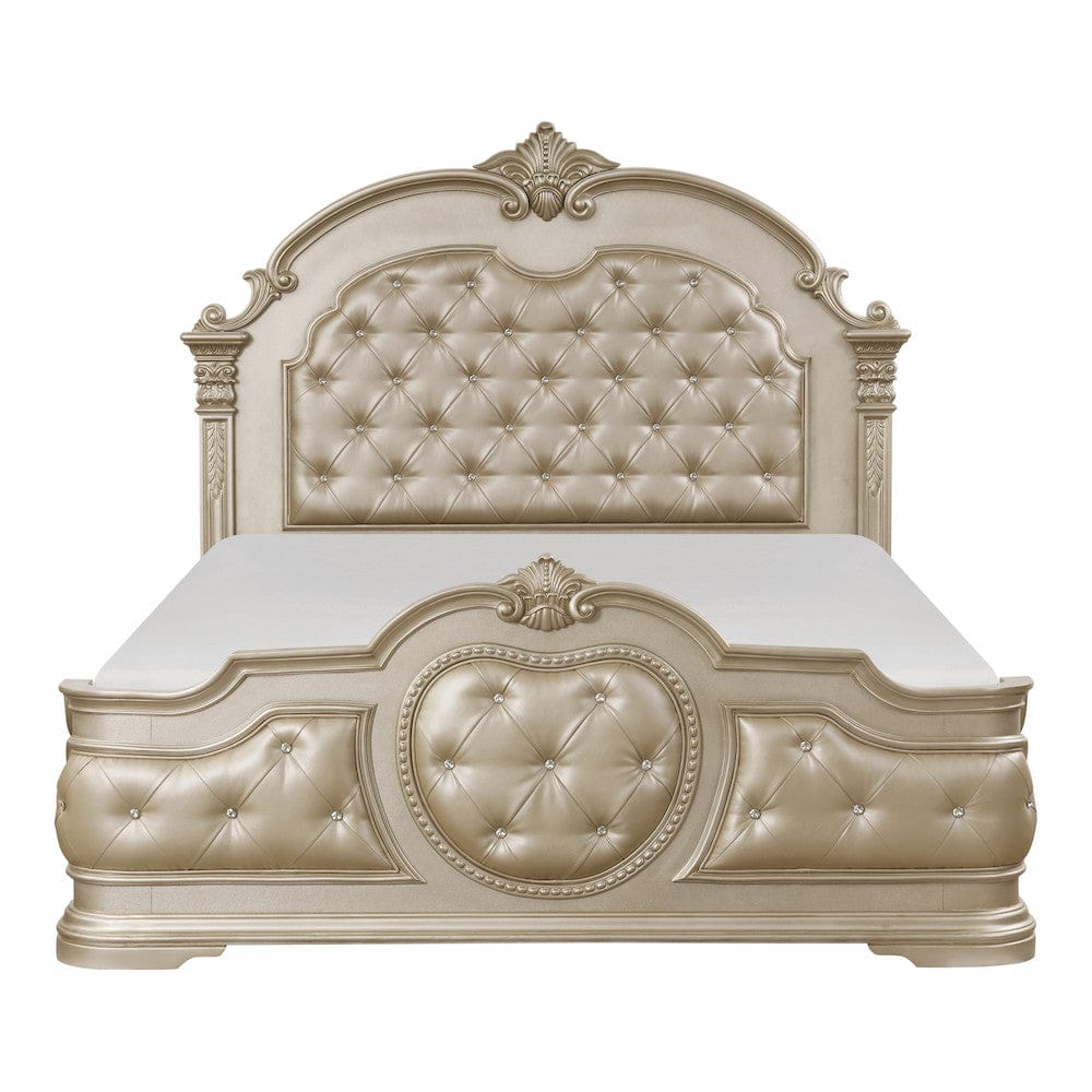 Homelegance  - Antoinetta Queen Bed in Bronze - 1919NC-1x  view 1