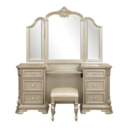 Homelegance  - Antoinetta Vanity Dresser W/ Mirror - 1919NC-15x  view 1