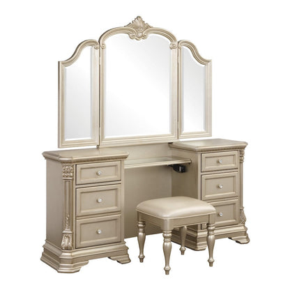 Homelegance  - Antoinetta Vanity Dresser W/ Mirror - 1919NC-15x  view 2
