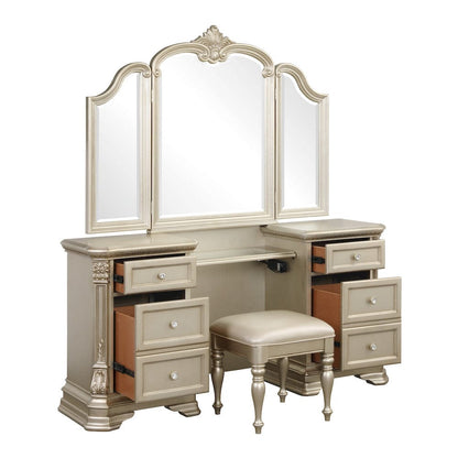 Homelegance  - Antoinetta Vanity Dresser W/ Mirror - 1919NC-15x  view 3