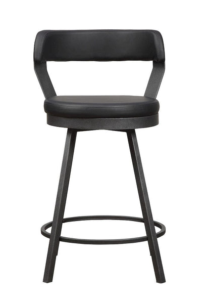 Homelegance  - Appert Swivel Counter Height Chair in Black - 5566-24BK3A  view 5