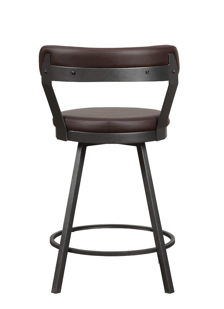 Homelegance  - Appert Swivel Counter Height Chair in Brown - 5566-24BR3A  view 2