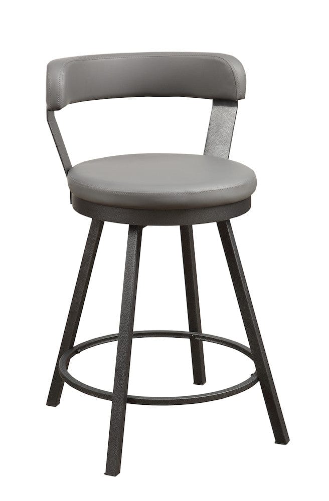 Homelegance  - Appert Swivel Counter Height Chair in Gray - 5566-24GY3A  view 2