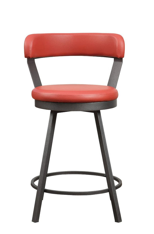 Homelegance  - Appert Swivel Counter Height Chair in Red - 5566-24RD3A  view 1