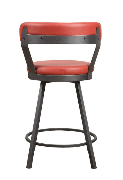 Homelegance  - Appert Swivel Counter Height Chair in Red - 5566-24RD3A  view 3