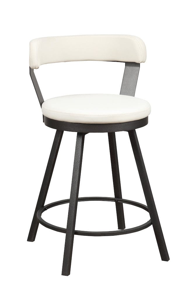 Homelegance  - Appert Swivel Counter Height Chair in White - 5566-24WT3A  view 2