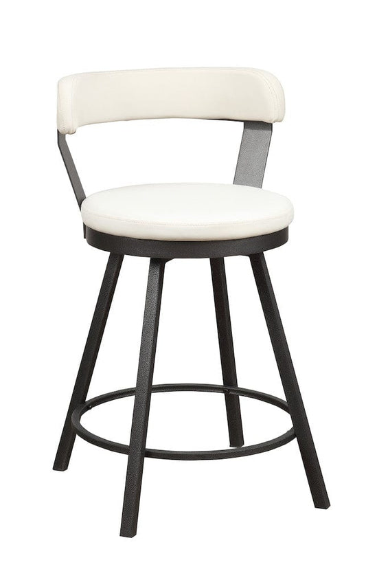 Homelegance  - Appert Swivel Counter Height Chair in White - 5566-24WT3A  view 2