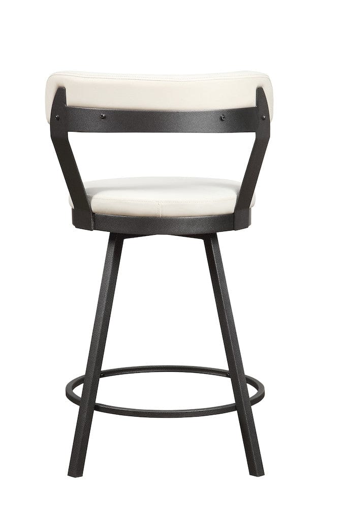 Homelegance  - Appert Swivel Counter Height Chair in White - 5566-24WT3A  view 3