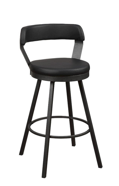 Homelegance  - Appert Swivel Pub Height Chair in Black - 5566-29BK3A  view 2