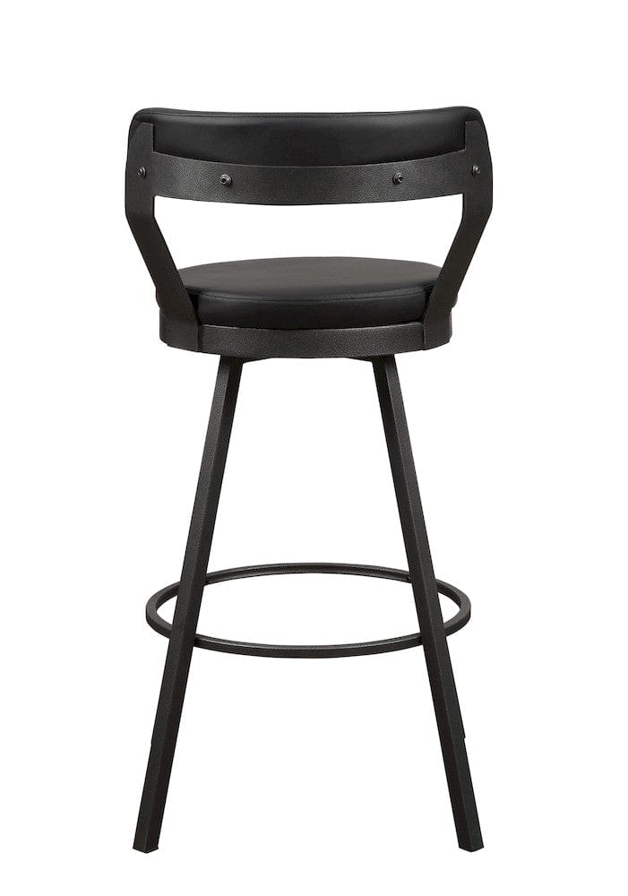 Homelegance  - Appert Swivel Pub Height Chair in Black - 5566-29BK3A  view 3