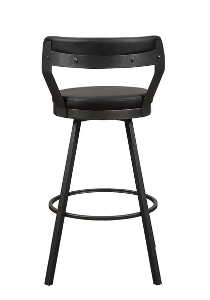 Homelegance  - Appert Swivel Pub Height Chair in Black - 5566-29BK3A  view 3