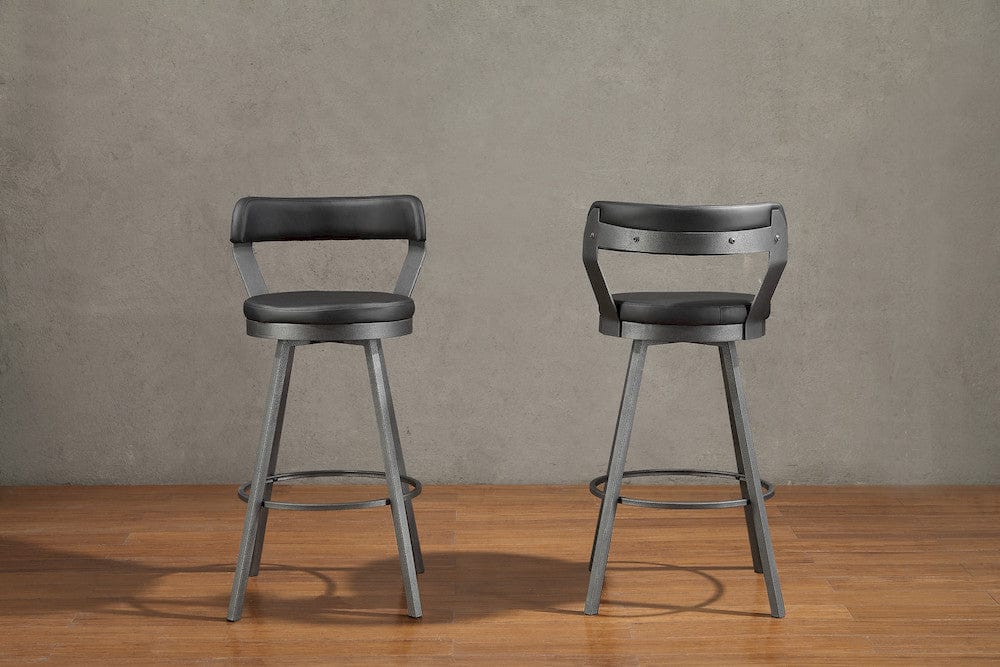 Homelegance  - Appert Swivel Pub Height Chair in Black - 5566-29BK3A  view 4