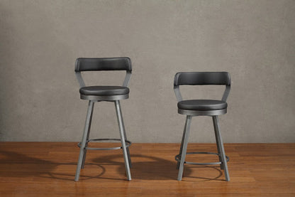 Homelegance  - Appert Swivel Pub Height Chair in Black - 5566-29BK3A  view 5