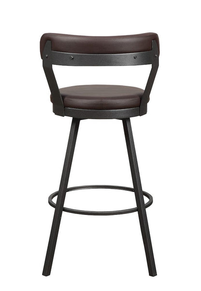 Homelegance  - Appert Swivel Pub Height Chair in Brown - 5566-29BR3A  view 3