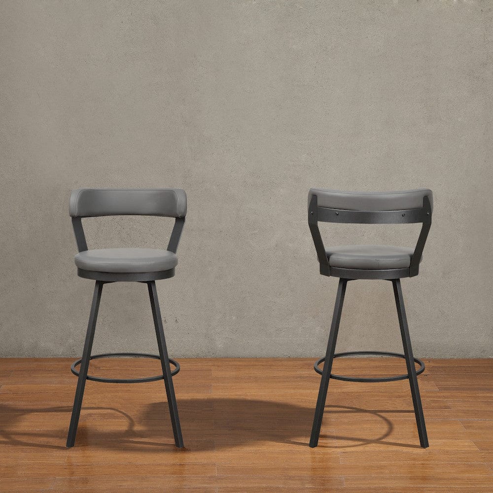 Homelegance  - Appert Swivel Pub Height Chair in Gray - 5566-29GY3A  view 4