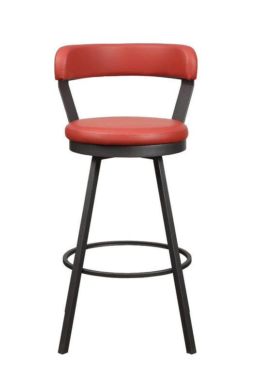 Homelegance  - Appert Swivel Pub Height Chair in Red - 5566-29RD3A  view 1