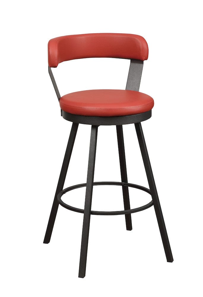 Homelegance  - Appert Swivel Pub Height Chair in Red - 5566-29RD3A  view 3