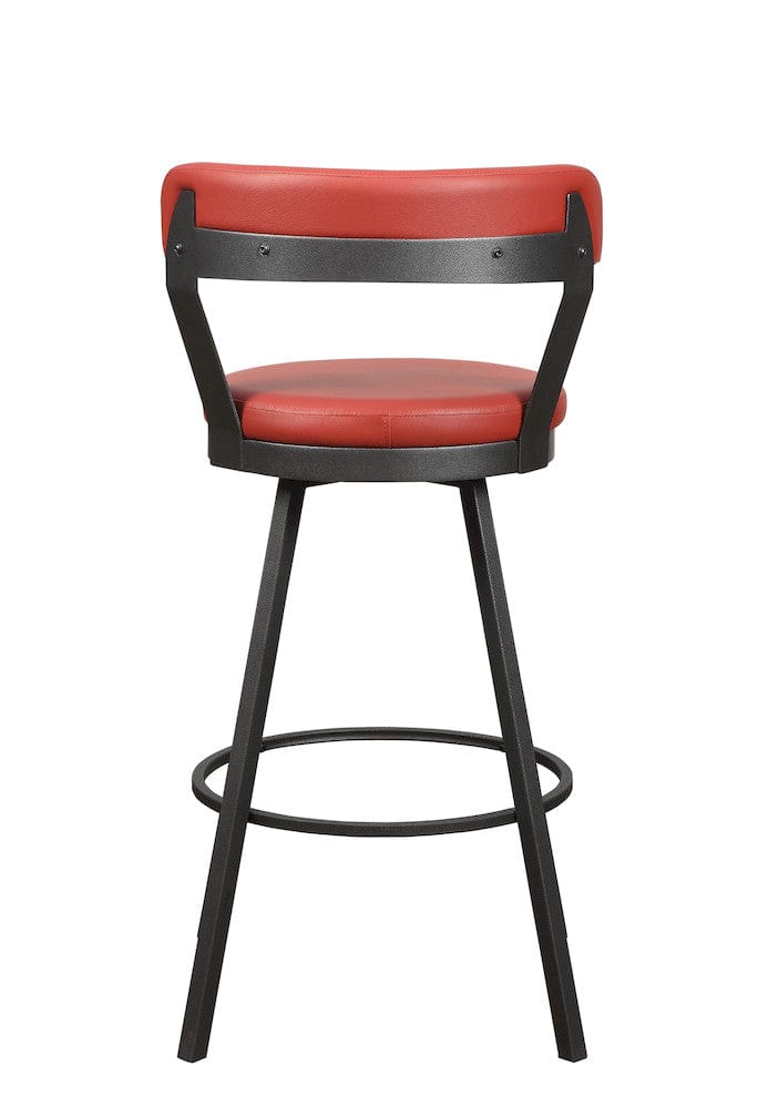 Homelegance  - Appert Swivel Pub Height Chair in Red - 5566-29RD3A  view 4