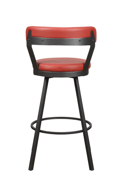 Homelegance  - Appert Swivel Pub Height Chair in Red - 5566-29RD3A  view 4