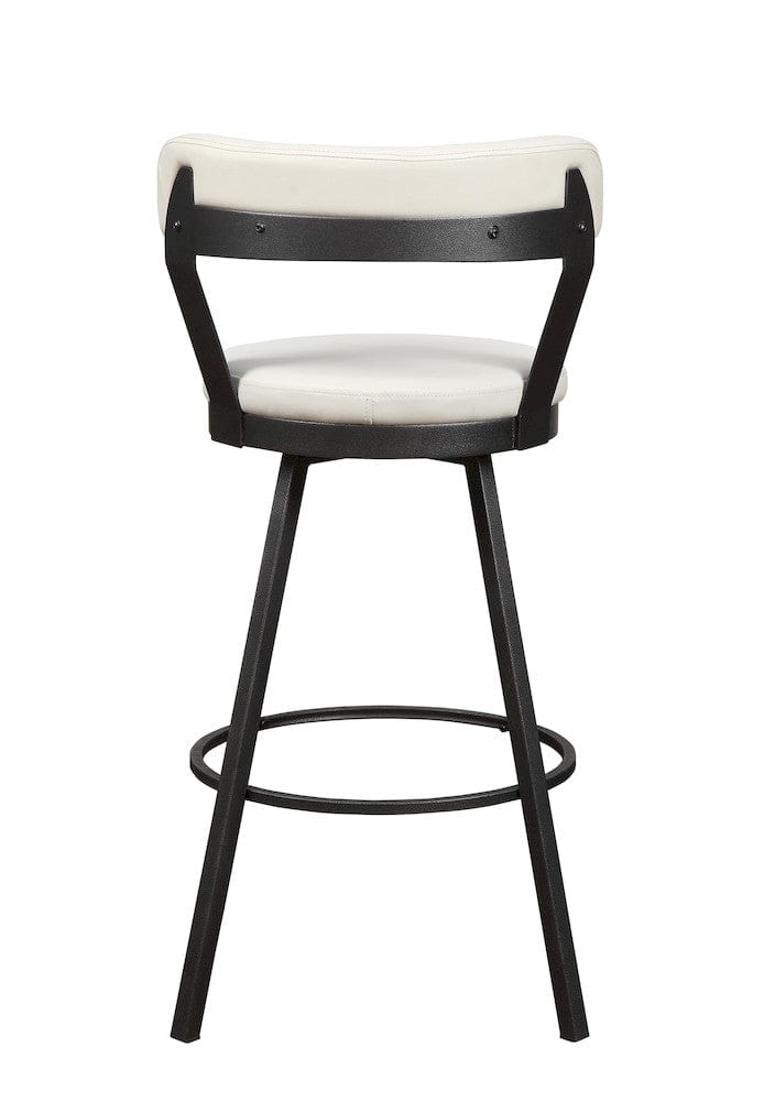 Homelegance  - Appert Swivel Pub Height Chair in White - 5566-29WT3A  view 3