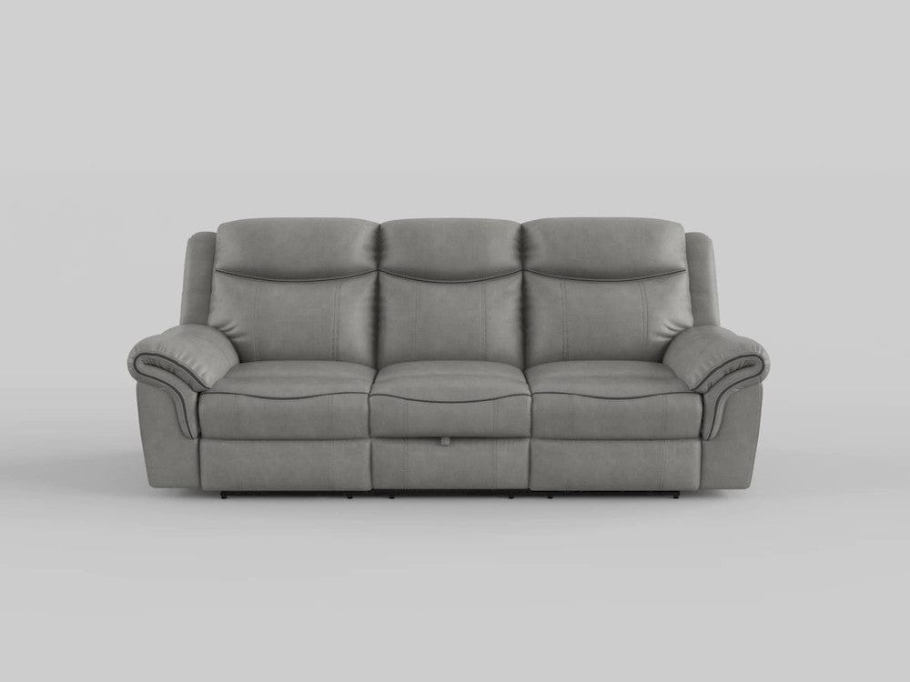 Homelegance  - Aram Double Glider Reclining Love Seat W/ Center Console, Receptacles and USB Ports in Brown - 8206NF-2  view 9