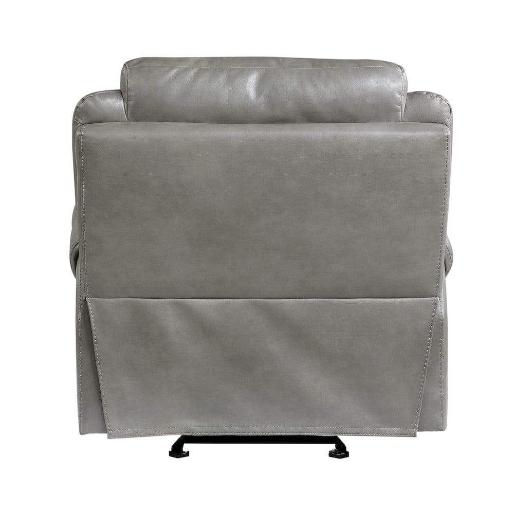Homelegance  - Aram Glider Reclining Chair in Gray - 8206GRY-1  view 5