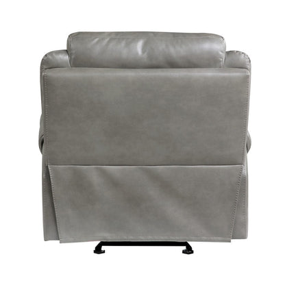 Homelegance  - Aram Glider Reclining Chair in Gray - 8206GRY-1  view 5