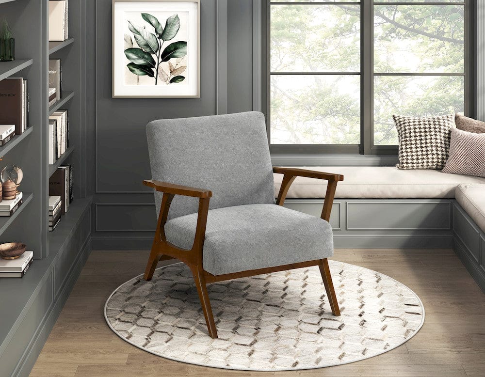 Homelegance  - Arden Accent Chair in Gray - 1135GY-1  view 2
