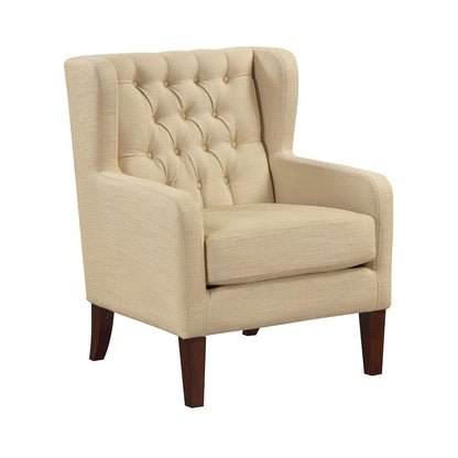 Homelegance  - Aria Accent Chair in Beige - 1266BE-1  view 1