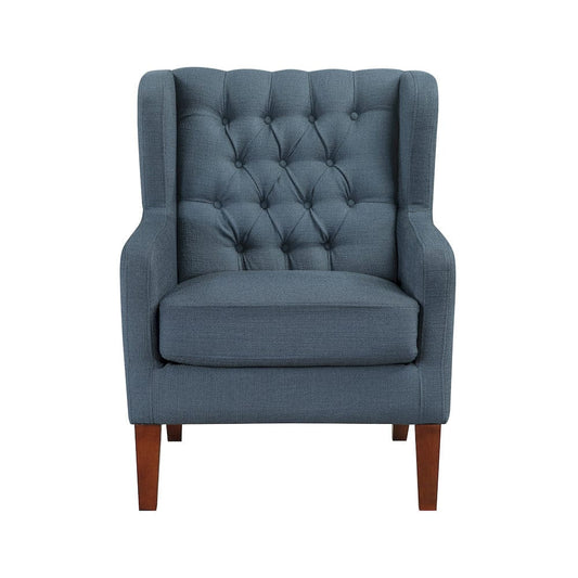 Homelegance  - Aria Accent Chair in Blue - 1266BU-1  view 1